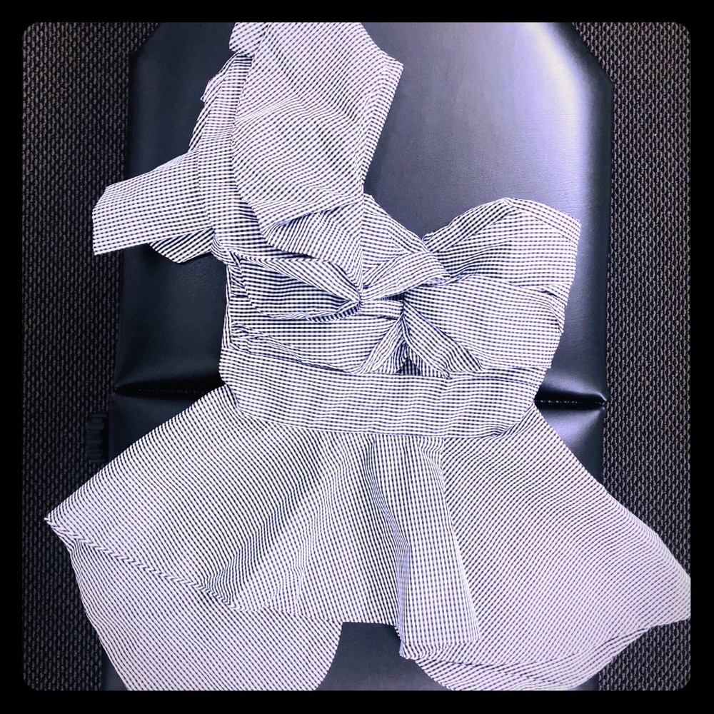 Storets one shoulder peplum top